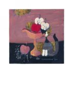 Cats in pink Rosina  Wachtmeister
