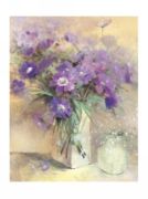 Vase of Lilac Flowers Peter  McGowan