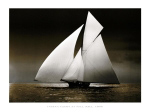 Iverna Yacht at Full Sail, 1895   Corbis