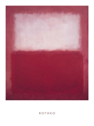 WHITE OVER RED Mark  Rothko