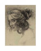 Portrait de M. me Berthelot, 1895   Point