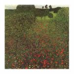 Field of poppies Gustav  Klimt
