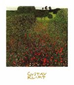 Field of poppies Gustav  Klimt