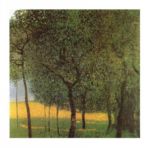 Orchard Gustav  Klimt