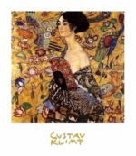 Lady with fan Gustav  Klimt