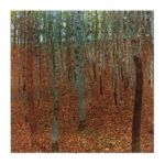 Forest of beeches Gustav  Klimt