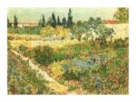 Garden with flowers Vincent  van Gogh