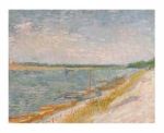 La canots amarres, 1887 Vincent  van Gogh