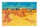 Wheat Fieldwhith Sheaves, 1888 Vincent  van Gogh