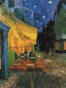 TERRASSE DE CAFE, LA NUIT Vincent  van Gogh