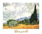 Paysage avec cypres Vincent  van Gogh