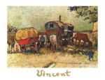 Bivouac of gipsy Vincent  van Gogh