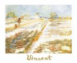 Paysage enneige Vincent  van Gogh