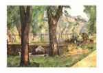 Basin and Fountain of "Jas de Bouffan" Paul  Cezanne