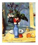La vase bleu  Paul  Cezanne