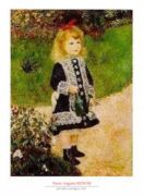 Girl with a watering can Pierre - Auguste  Renoir