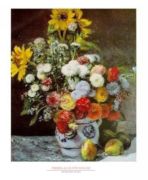 Fleurs dans un Vase Pierre - Auguste  Renoir