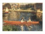 The Seine at Asnieres Pierre - Auguste  Renoir