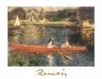 The Seine at Asnieres Pierre - Auguste  Renoir