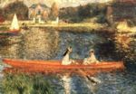 The Seine at Asnieres Pierre - Auguste  Renoir