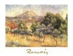 Le mont Sainte - Victoire Pierre - Auguste  Renoir