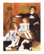 Mrs. Charpentier and sons Pierre - Auguste  Renoir
