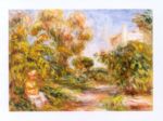 Woman in a Landscape  Pierre - Auguste  Renoir