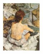 The toilet Henri de  Toulouse-Lautrec