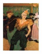 La Clown Cha - U - Kao, 1895 Henri de  Toulouse-Lautrec