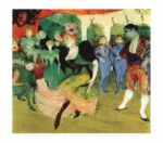 Il ballo al Moulin Rouge, 1890 Henri de  Toulouse-Lautrec