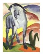 Blaues Pferd 1 Franz  Marc