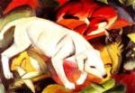 A dog, a Fox and a Cat Franz  Marc