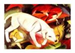 A dog, a Fox and a Cat Franz  Marc