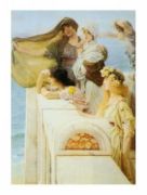 At Aphrodite's cradle Sir Lawrence  Tadema - Alma