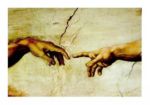 CREAZIONE DI ADAMO (det.)   Michelangelo