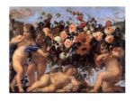 Angeli con ghirlanda di fiori Carlo  Maratta (Maratti)