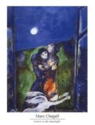 Lovers in the moonlight Marc  Chagall