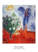 Couple au dessus de St. Paul Marc  Chagall