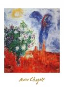 Couple au dessus de St. Paul Marc  Chagall