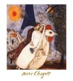 Les Fiances de la Tour Eiffel Marc  Chagall