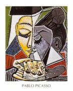 Tete d'une femme lisant Pablo  Picasso