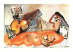 Laying nude and Musician Pablo  Picasso