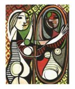 Jeune fille devant un miroir,1932 Pablo  Picasso