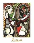 Jeune fille devant un miroir,1932 Pablo  Picasso