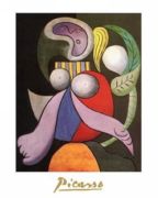 Femme a la fleur, 1932 Pablo  Picasso