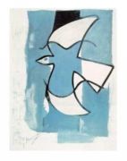 L'oiseaux bleu et gris George  Braque