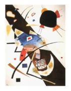 Deux taches noires, 1923 Wassily   Kandinsky