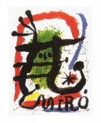 Affiche lithographie Joan  Miro