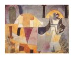 Landscape with black columns Paul   Klee