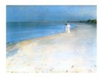 Summer evening at the South Beach, Skagen, 1893 Peter Severin   Kroyer
